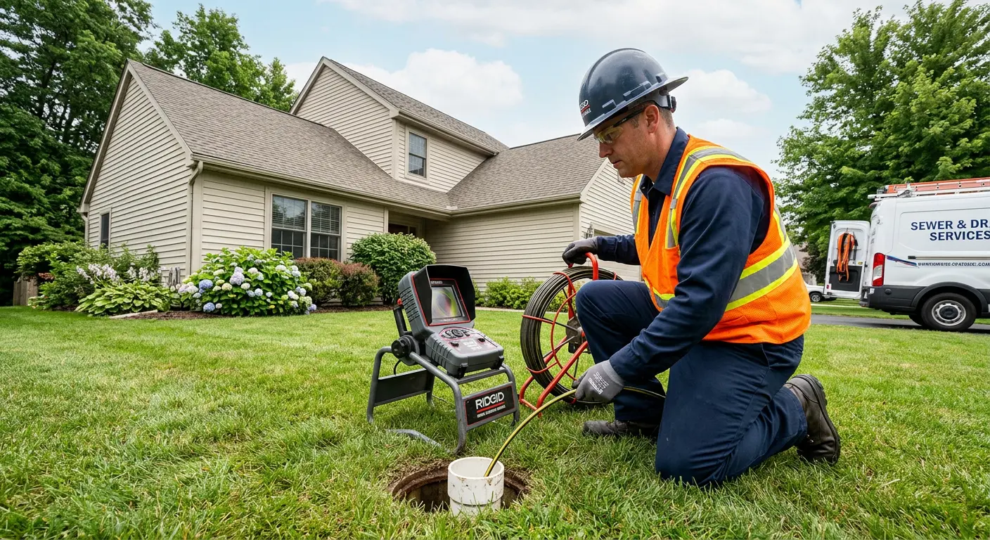 Sewer Camera Inspection in Woodridge, IL